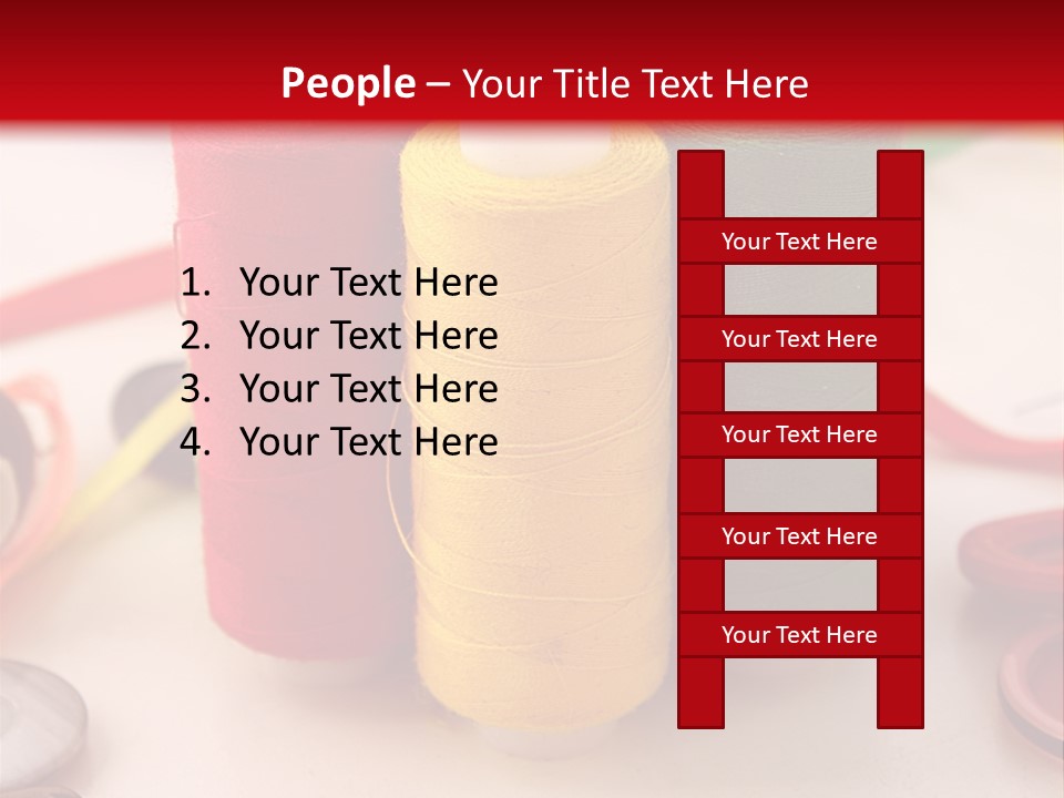 Texture Craft Needlework PowerPoint Template