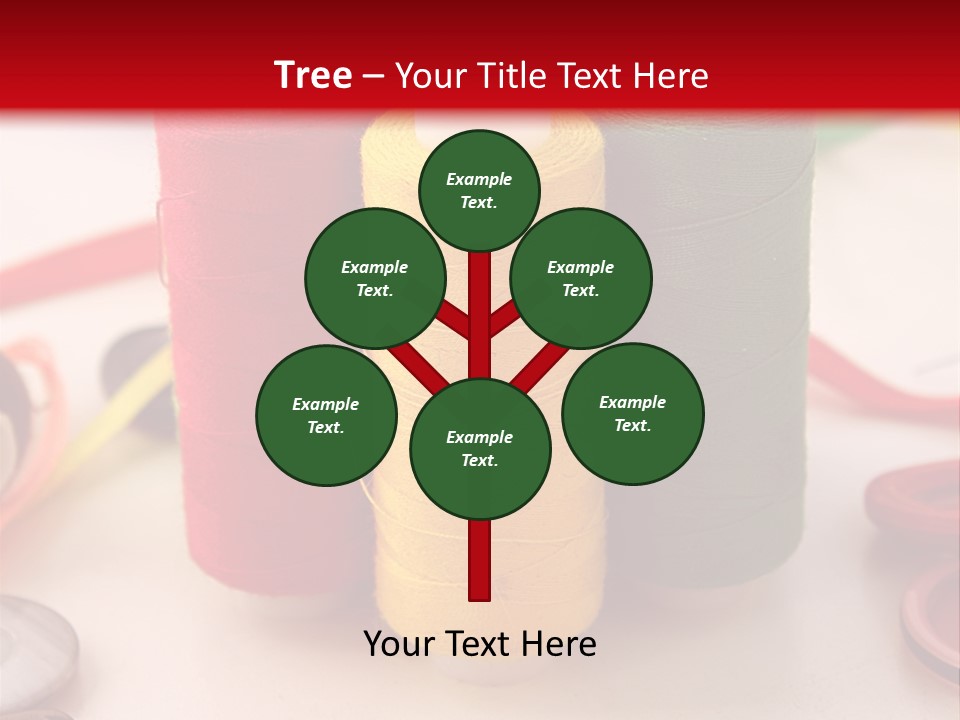 Texture Craft Needlework PowerPoint Template