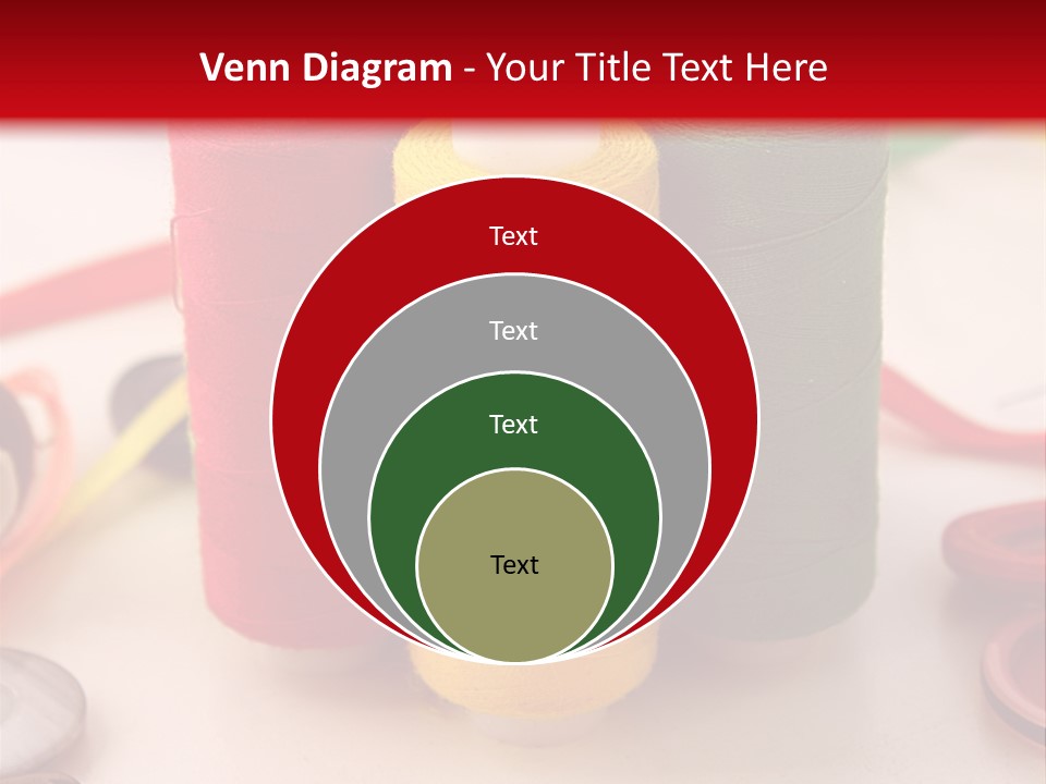 Texture Craft Needlework PowerPoint Template