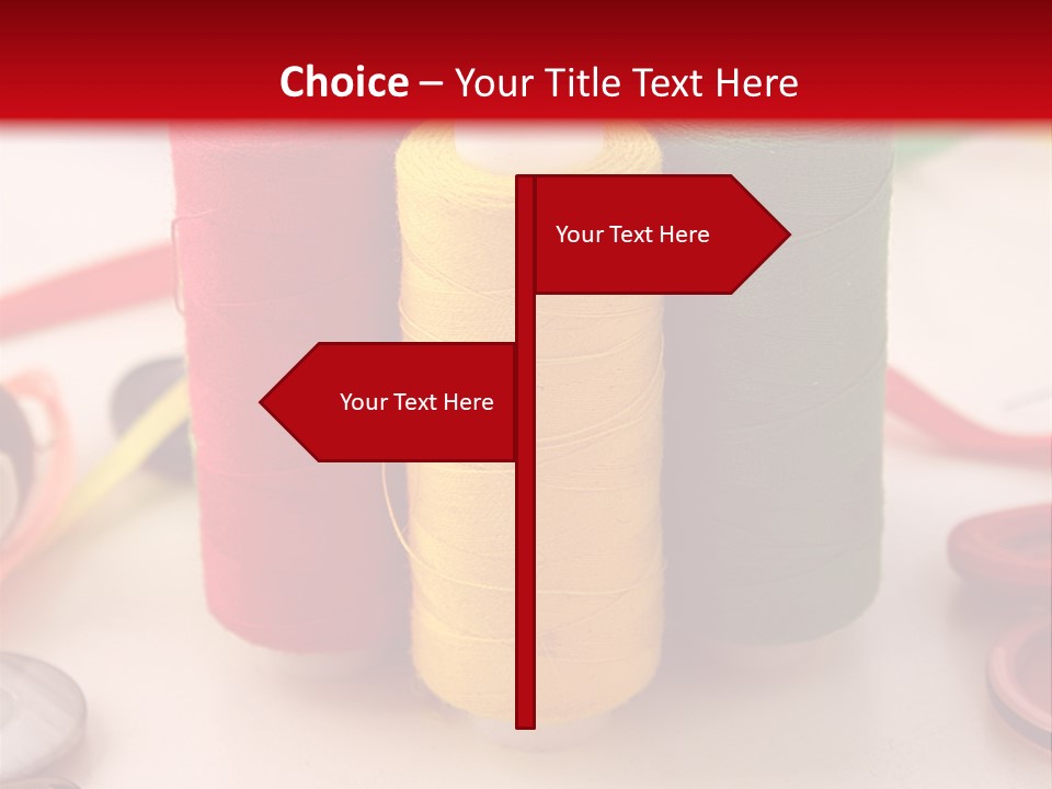 Texture Craft Needlework PowerPoint Template