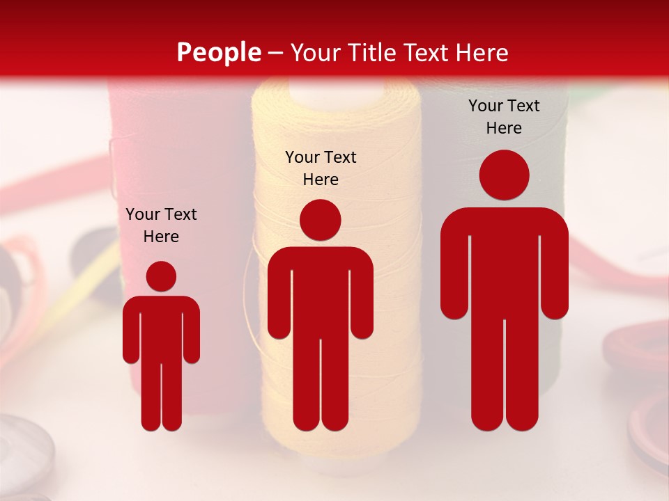 Texture Craft Needlework PowerPoint Template