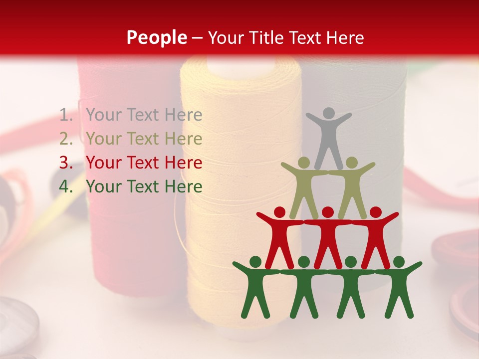 Texture Craft Needlework PowerPoint Template