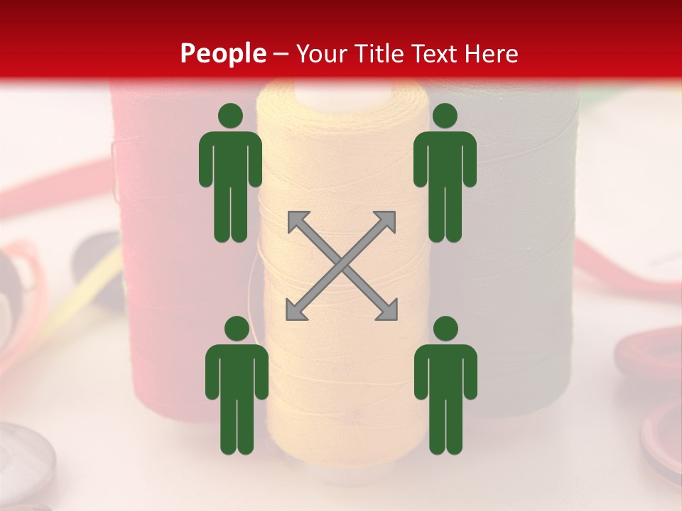 Texture Craft Needlework PowerPoint Template