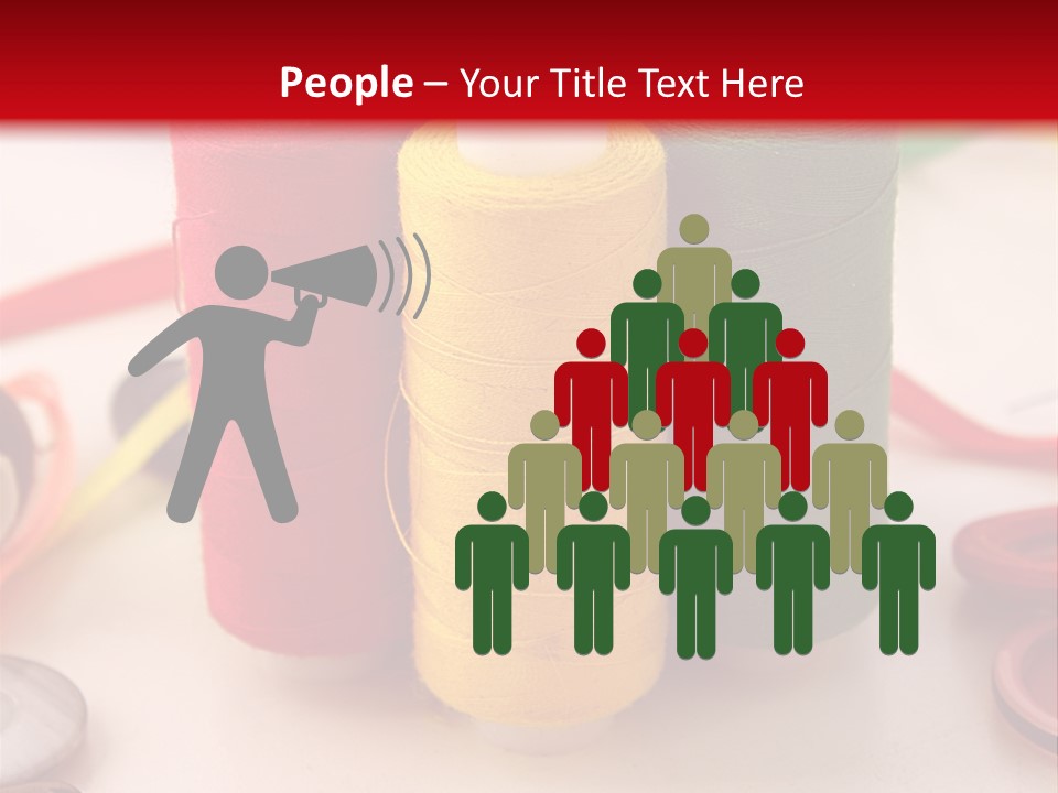 Texture Craft Needlework PowerPoint Template