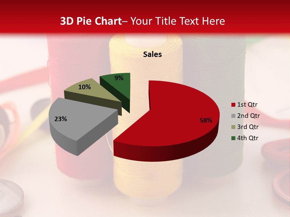 Texture Craft Needlework PowerPoint Template