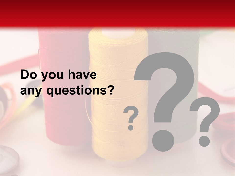 Texture Craft Needlework PowerPoint Template