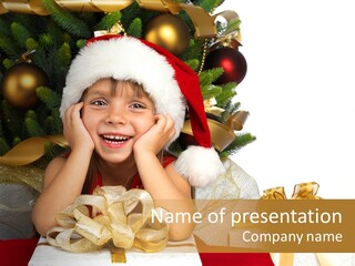 Cute Red Fun PowerPoint Template