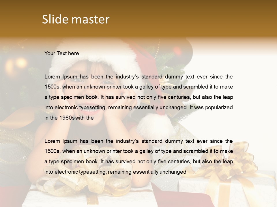 Cute Red Fun PowerPoint Template