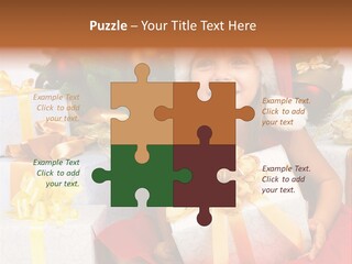 December Tree Green PowerPoint Template
