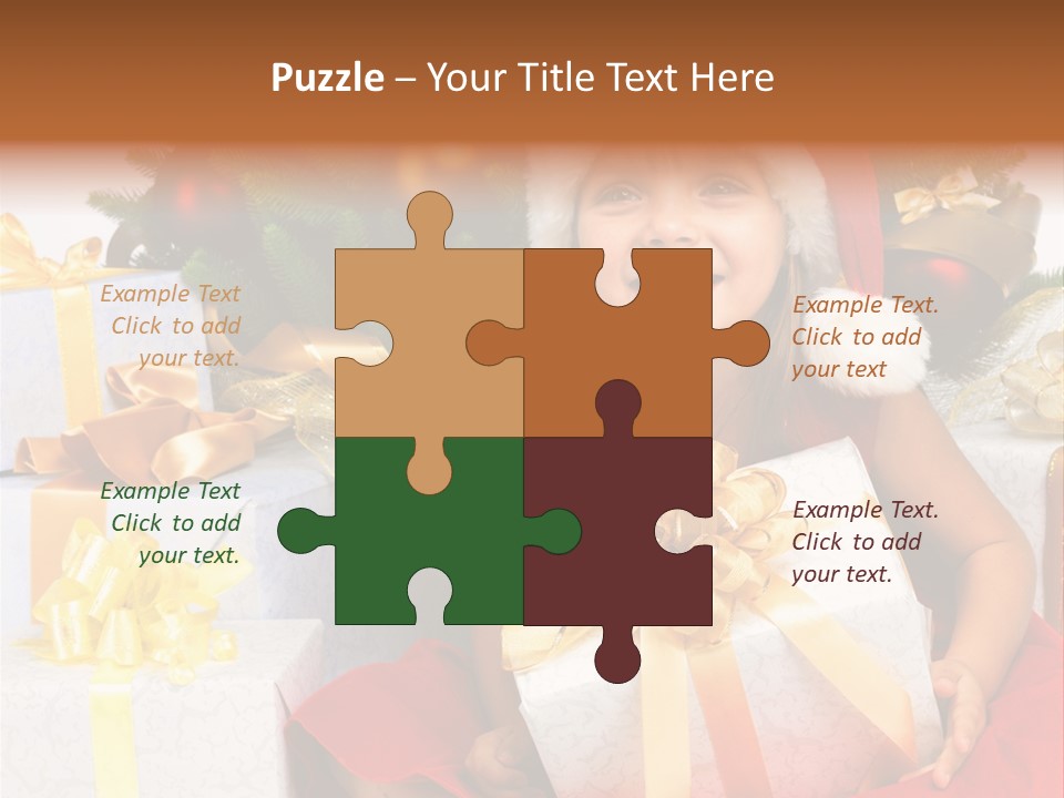 December Tree Green PowerPoint Template