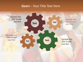 December Tree Green PowerPoint Template
