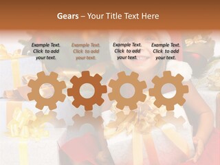 December Tree Green PowerPoint Template