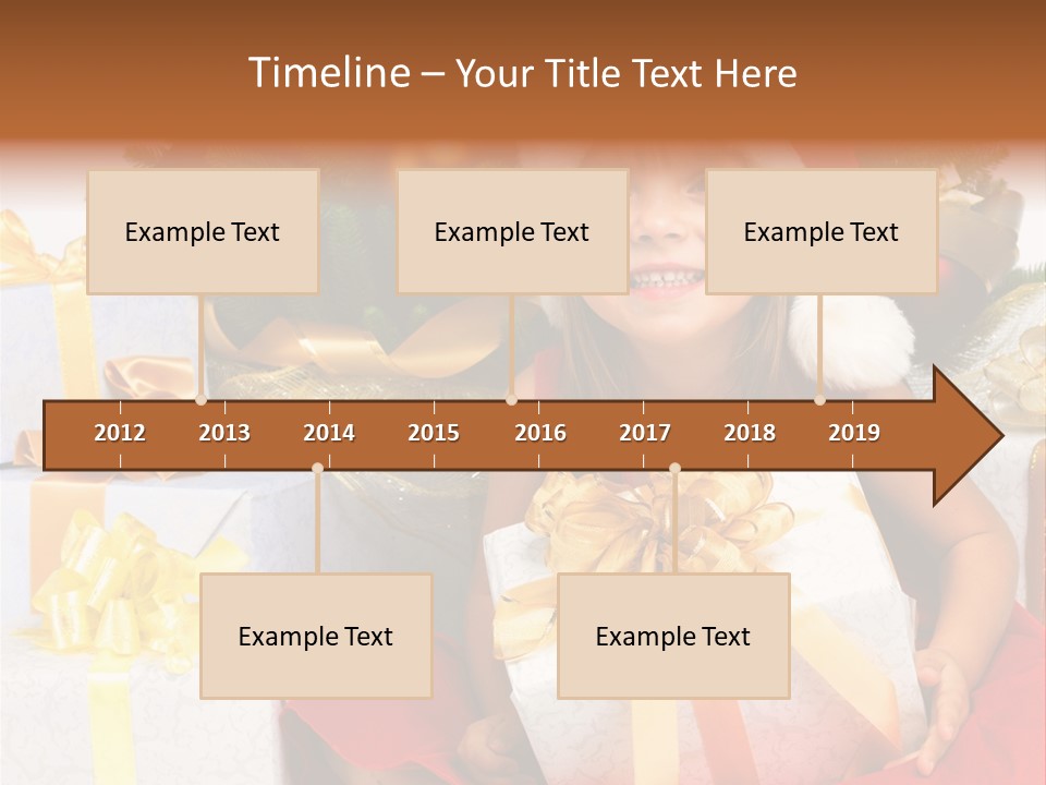 December Tree Green PowerPoint Template