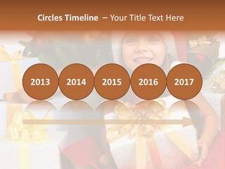 December Tree Green PowerPoint Template