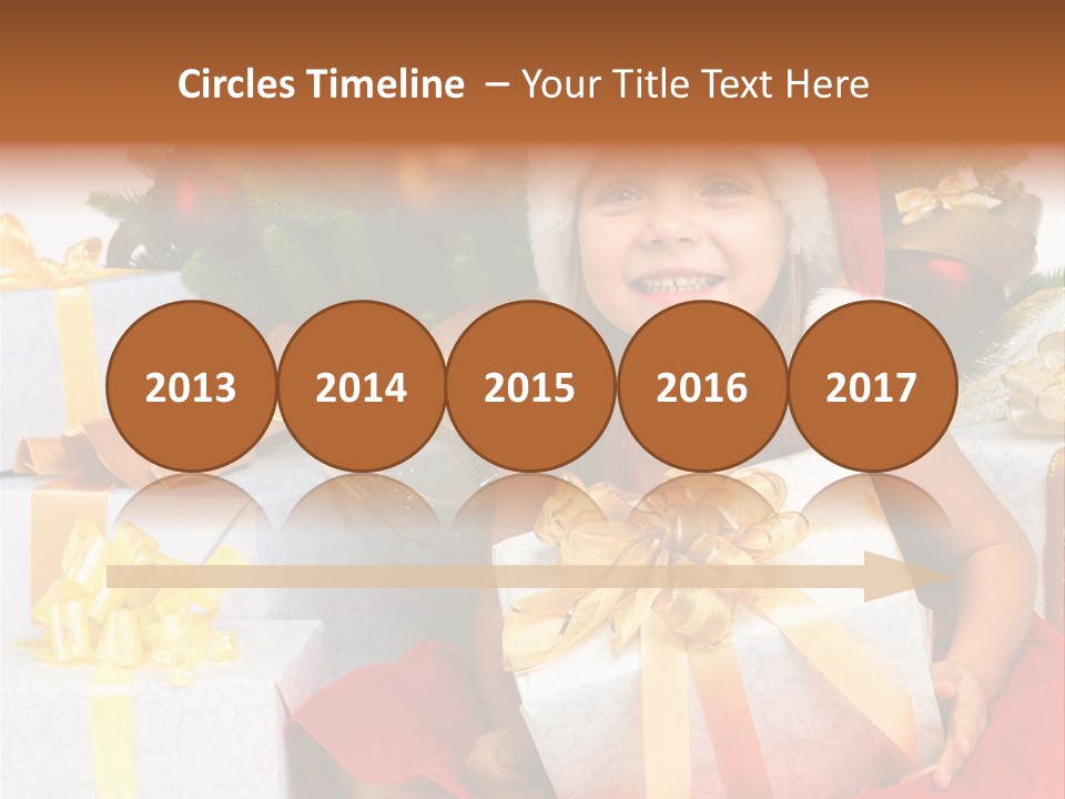 December Tree Green PowerPoint Template