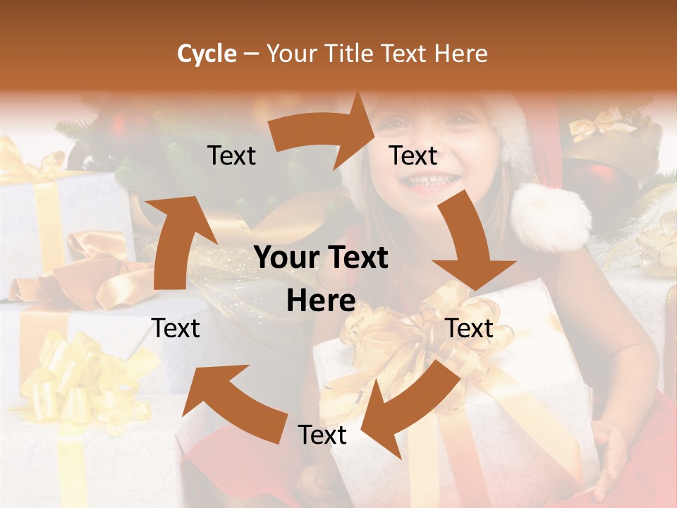 December Tree Green PowerPoint Template