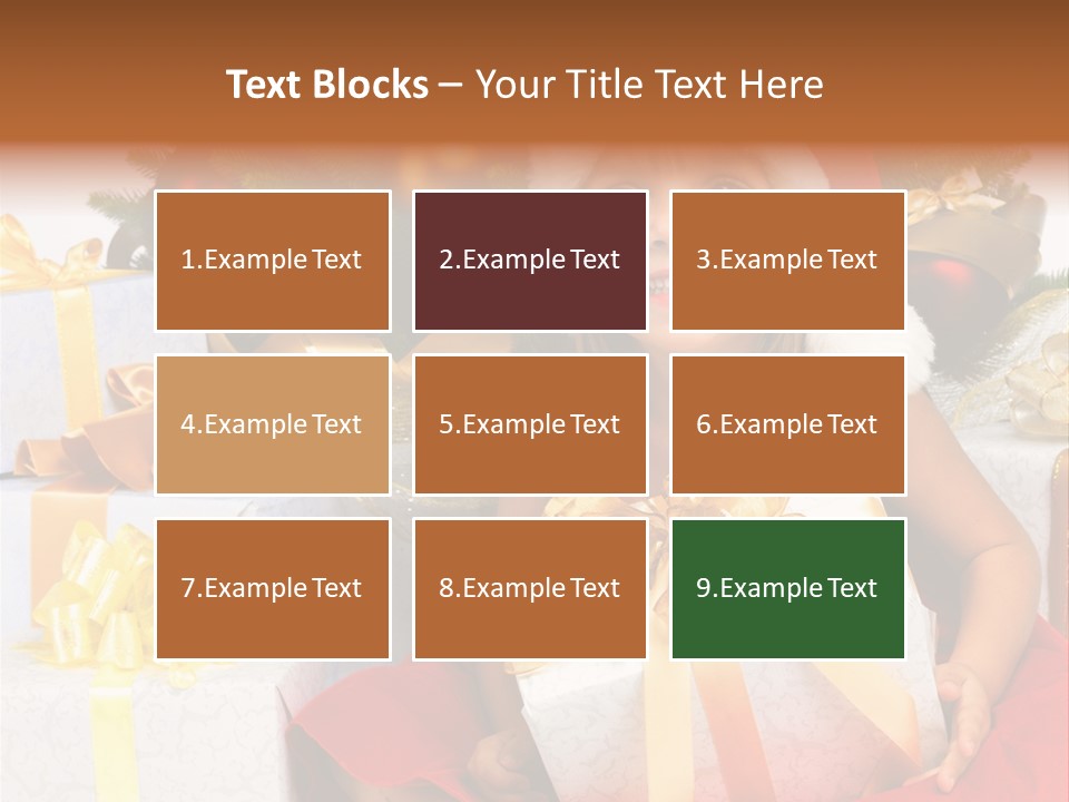 December Tree Green PowerPoint Template