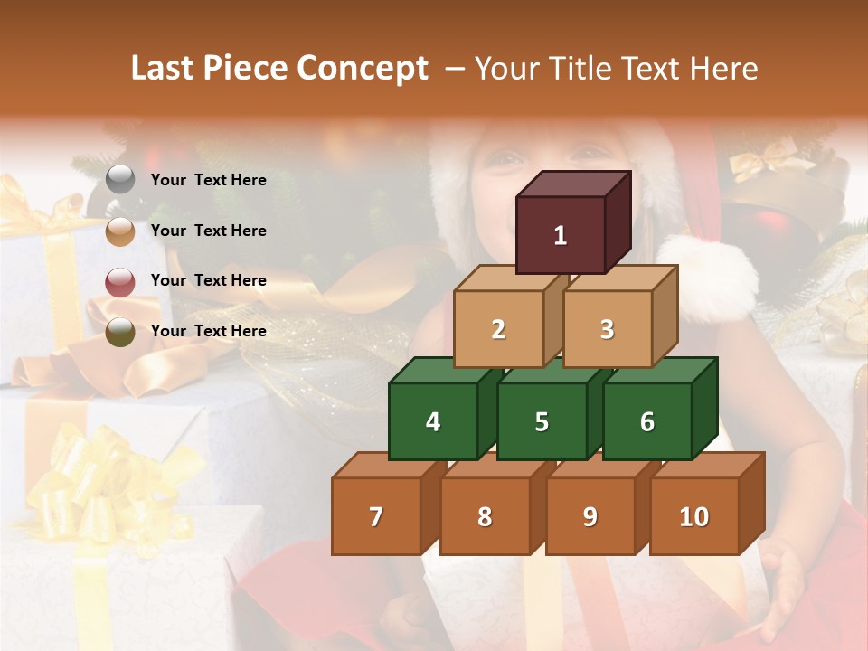 December Tree Green PowerPoint Template