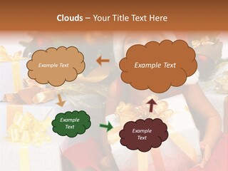 December Tree Green PowerPoint Template