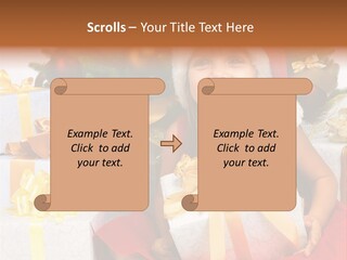 December Tree Green PowerPoint Template