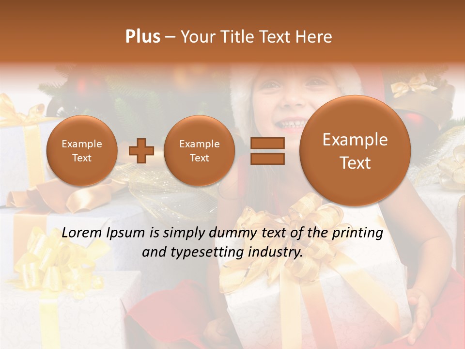 December Tree Green PowerPoint Template