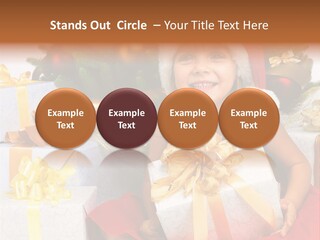 December Tree Green PowerPoint Template