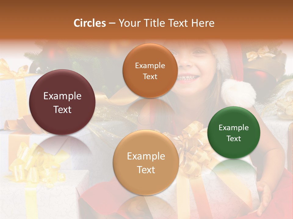 December Tree Green PowerPoint Template
