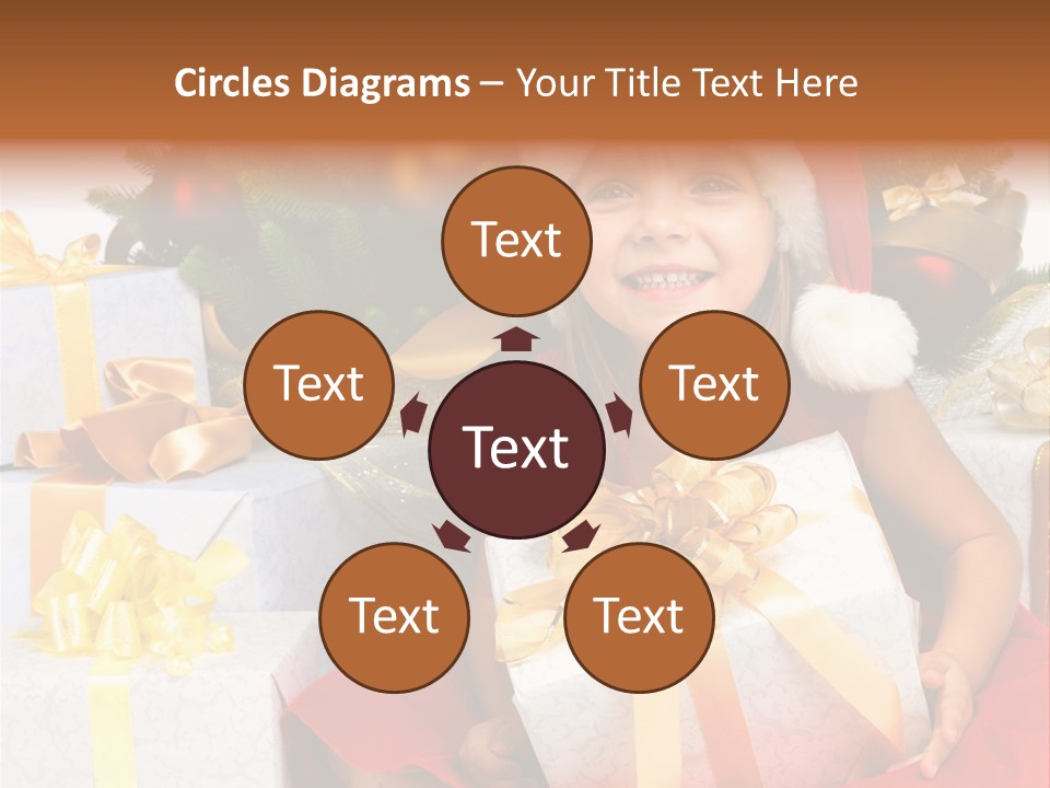 December Tree Green PowerPoint Template