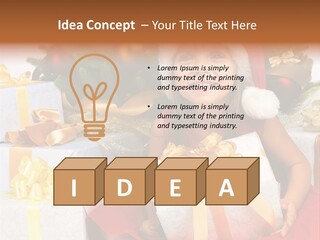 December Tree Green PowerPoint Template