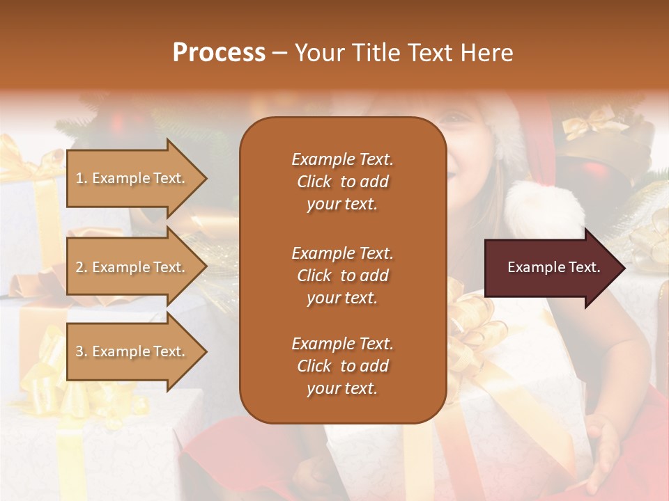 December Tree Green PowerPoint Template