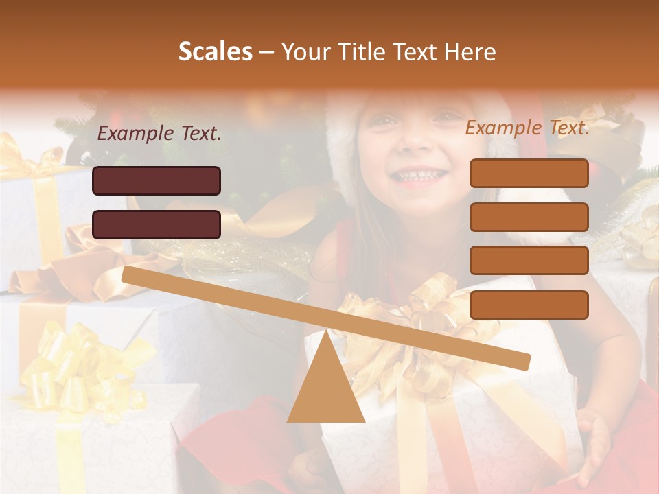 December Tree Green PowerPoint Template