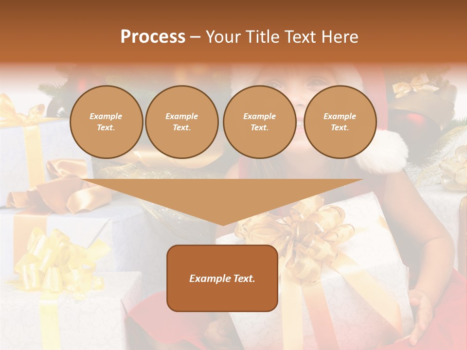 December Tree Green PowerPoint Template