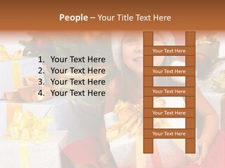December Tree Green PowerPoint Template