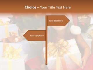 December Tree Green PowerPoint Template