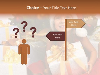 December Tree Green PowerPoint Template