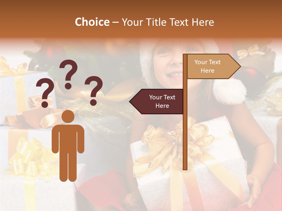December Tree Green PowerPoint Template
