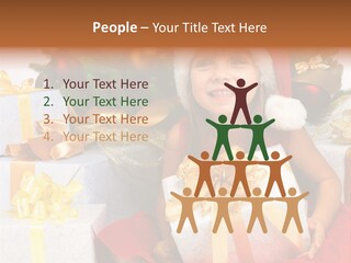 December Tree Green PowerPoint Template