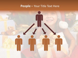 December Tree Green PowerPoint Template