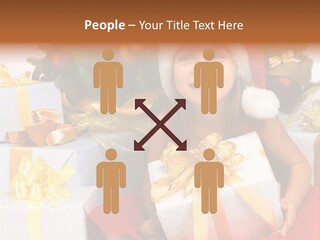 December Tree Green PowerPoint Template