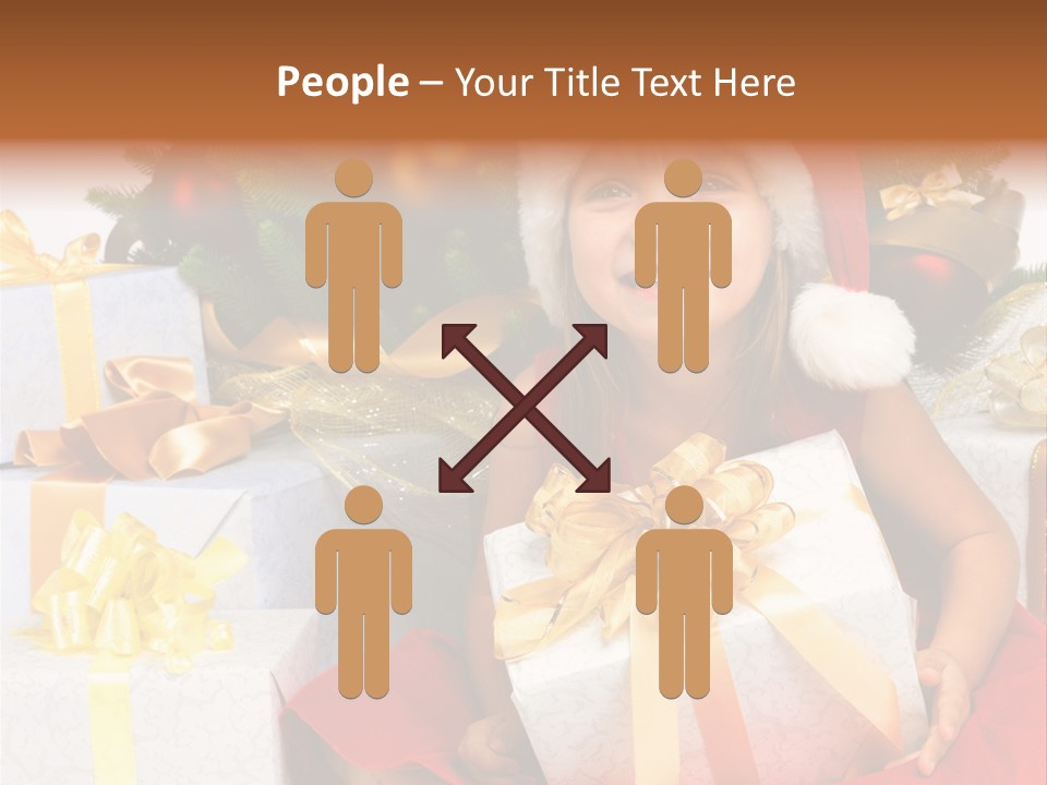 December Tree Green PowerPoint Template