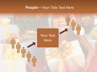 December Tree Green PowerPoint Template