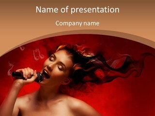 Performer Young Abstract PowerPoint Template