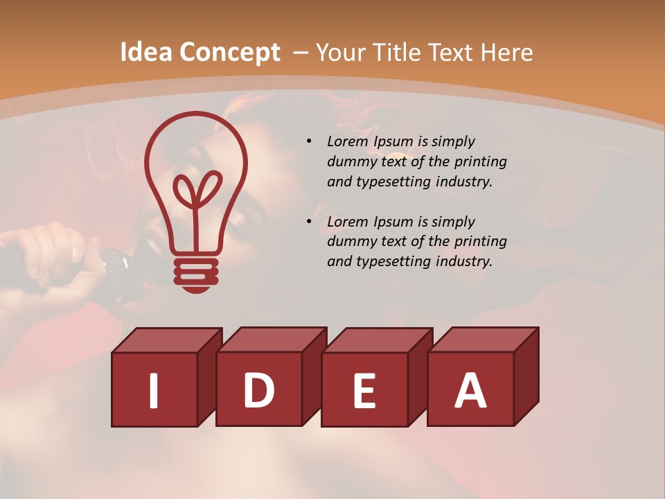 Performer Young Abstract PowerPoint Template