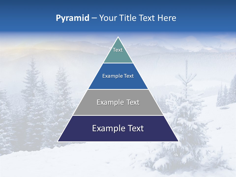 Season White Landscape PowerPoint Template