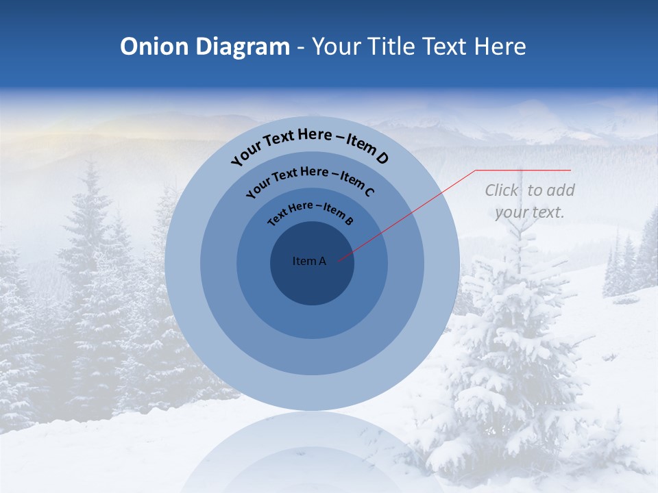 Season White Landscape PowerPoint Template