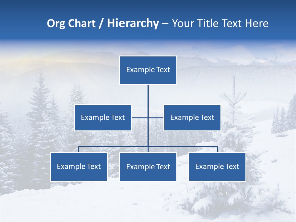 Season White Landscape PowerPoint Template