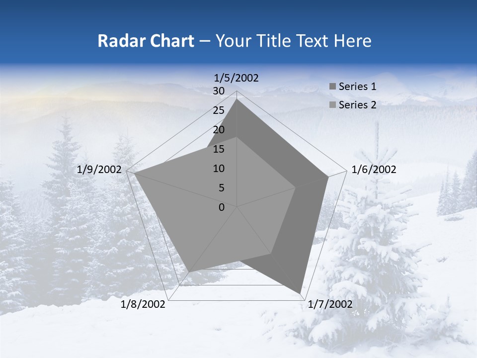 Season White Landscape PowerPoint Template