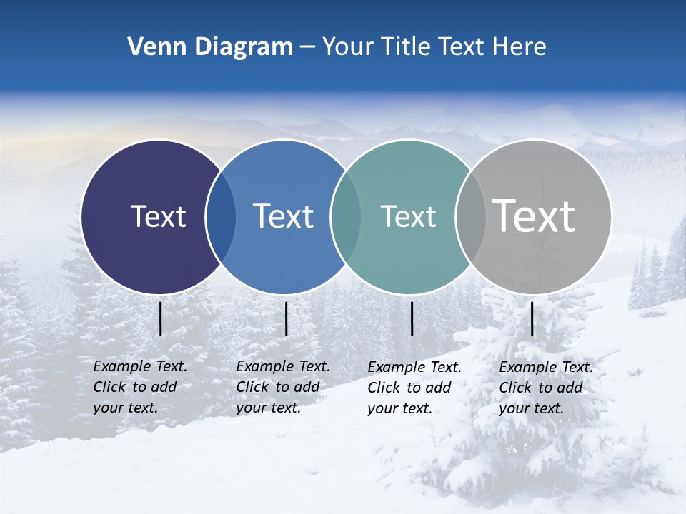 Season White Landscape PowerPoint Template