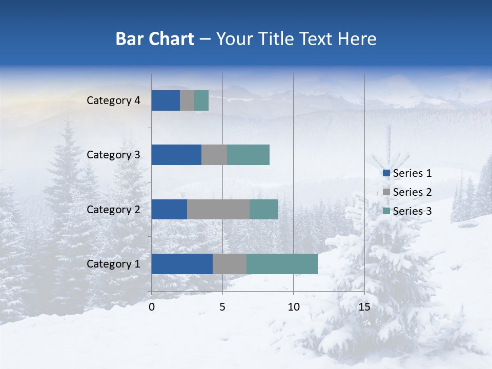 Season White Landscape PowerPoint Template