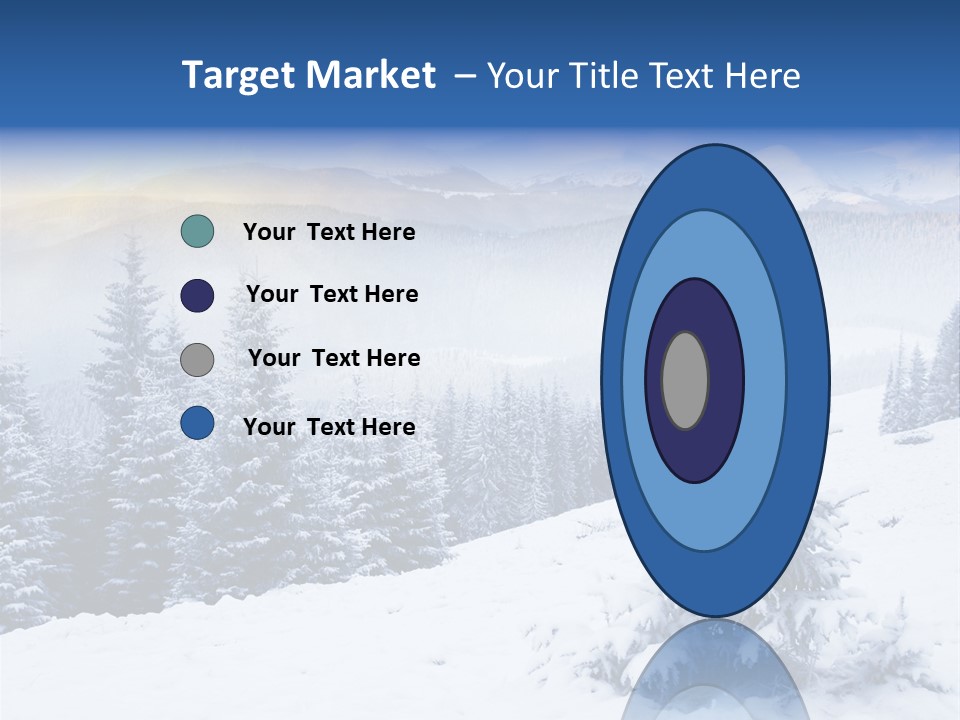 Season White Landscape PowerPoint Template